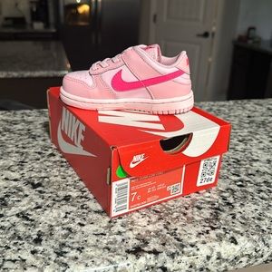 Nike Dunk Low - Pink Toddler size 7c